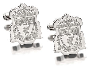 Steel Liverpool Crest Cufflinks - 102281