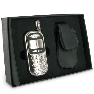 Stainless Steel Mobile Phone Hip Flask