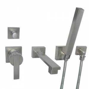 Stainless Steel Wall Mounted Single Lever Bath
