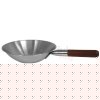 Stainless Steel Wok With Hardwood Handle 28cm