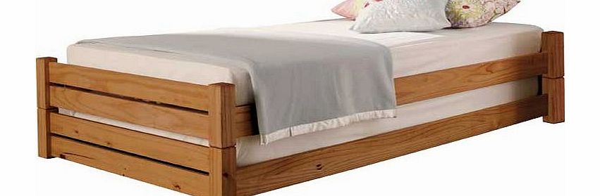 Stakka Single Guest Bed - Pine