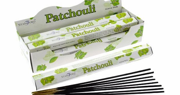 Stamford Patchouli Incense, 20 Sticks x 6 Packs