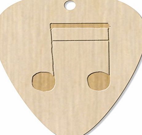 Stamp Press 8 x Music Note Engraved Guitar Pick / Pendant (GP00002348)