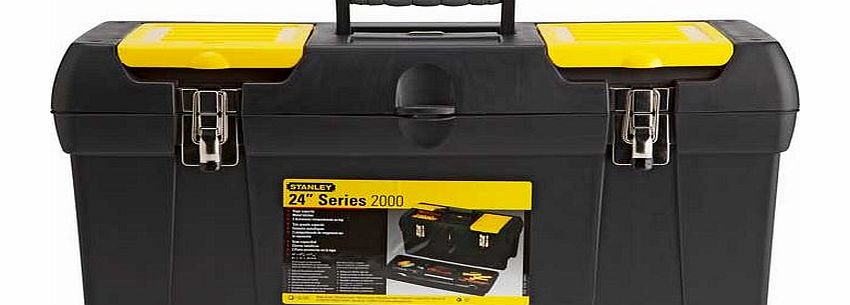 Stanley 24 Inch Tool Box with Tote Tray