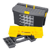 24 Mega Toolbox   4 Swivel Bins  