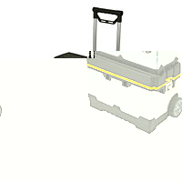 STANLEY Galvanised Mobile Chest And Toolbox