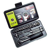 Stanley Socket Set 15Pc Metric 1/4Sqdr 0 86 775