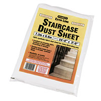 STANLEY Staircase Synthetic Dust Sheet 7.3x0.9m