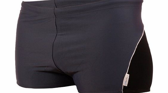 Stanteks Mens swimming trunks boxer shorts swimwear pants (XXL, Gray)