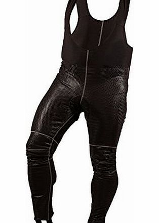 Stanteks Mens thermal winter MEMBRANE cycling windproof long bib tights bike padded Coolmax cycle pants trousers (L)