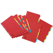 Staples Bright Subject Dividers
