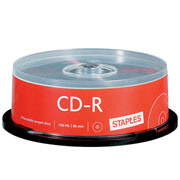 Staples CD-R 52x Cake Box Spindle