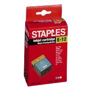 Staples E-12 Inkjet Cartridge