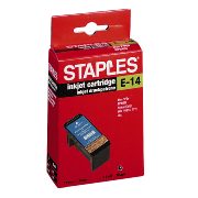 Staples E-14 Inkjet Cartridge