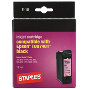 Staples E-18 Inkjet Cartridge