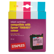 Staples E-19 Inkjet Cartridge
