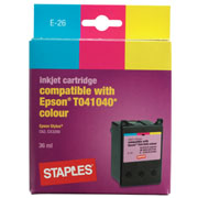 Staples E-26 Inkjet Cartridge