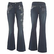 Star by Julien MacDonald Blue denim sequinned jeans
