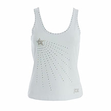 White diamante vest