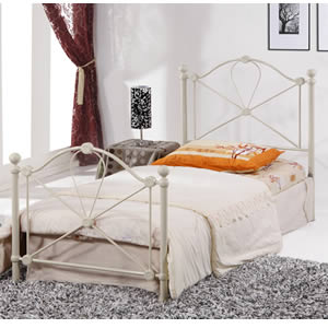 Star Collection Antiga 3FT Single Bedstead - Cream
