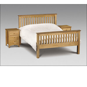 Star Collection Barcelona 4ft 6 Double Solid Pine Bedstead