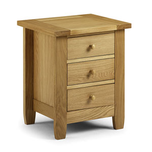 Star Collection Lyndhurst 3 Drawer Bedside Table