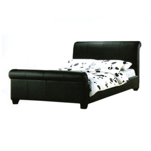 Star Collection Monza (FL100) 4ft 6`Double Leather Bedstead