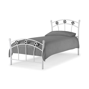Star Collection Soccer 3FT Single Metal Bedstead