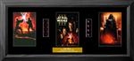 star Wars - Revenge of the Sith - Trio Film Cell: 245mm x 540mm (approx). - black frame with black mount