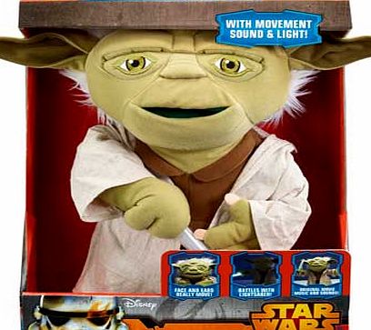 Star Wars 16` Yoda Light Sound/Motion