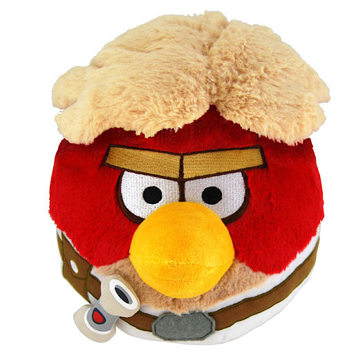 Wars Angry Birds Luke Skywalker Soft Toy
