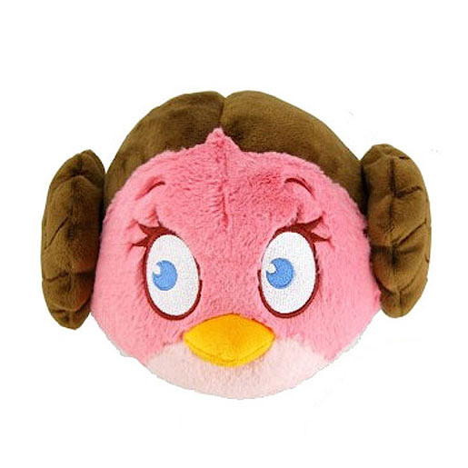 Star Wars Angry Birds Princess Leia Soft Toy