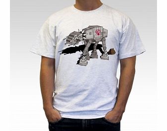 Star Wars Bad Walker Ash Grey T-Shirt Large ZT
