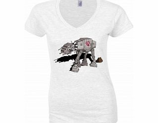 Star Wars Bad Walker White Womens T-Shirt Large ZT