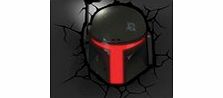 Star Wars Boba Fett 3D Wall Light SWBF3DLIGHT