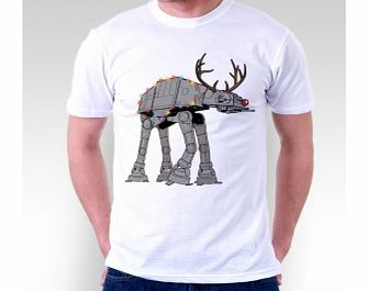 Star Wars Christmas Walker White T-Shirt