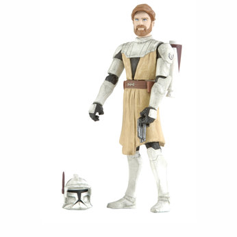 Star Wars Clone Wars 3.75` Figure - Obiwan