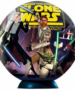 Star Wars Clone Wars 96 Piece Puzzle Ball