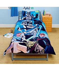 Star Wars Clone Wars Single Duvet Set