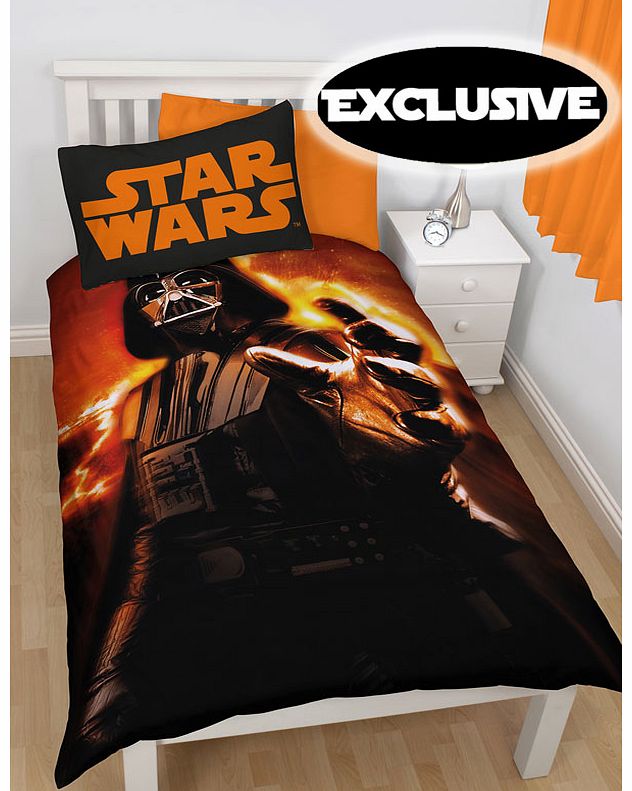 Star Wars Clone Wars Star Wars Darth Vader Rise Single Duvet Cover -