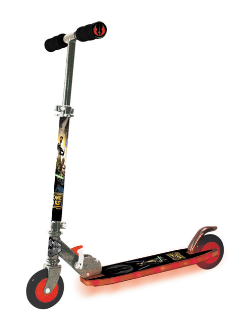Star Wars Clone Wars Star Wars Extreme Scooter with Flashing Light Deck
