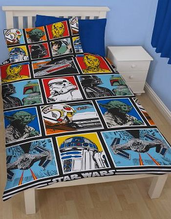Star Wars Clone Wars Star Wars Force Single Rotary Duvet Cover and