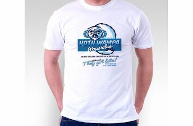 Wars Hoth Wampa White T-Shirt Small ZT