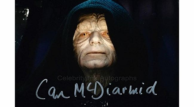Star Wars IAN McDIARMID as The Emperor / Palpatine - Star Wars GENUINE AUTOGRAPH