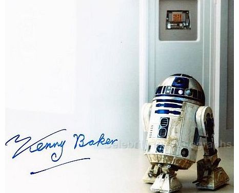 Star Wars KENNY BAKER as R2-D2 - Star Wars GENUINE AUTOGRAPH