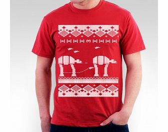 Wars Knitted Walker Red T-Shirt Large ZT