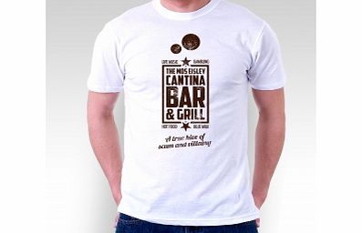 Star Wars Mos Eisley Cantina White T-Shirt Small
