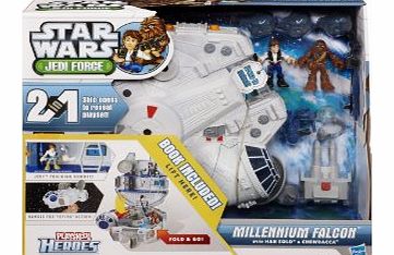 Star Wars Playskool Heroes Jedi Force Millennium Falcon