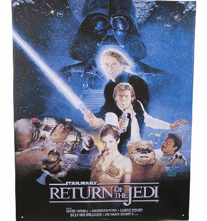 Wars Return Of The Jedi Large Tin Sign