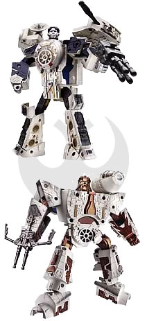 Star Wars SAGA Star Wars Transformers - Han Solo & Chewbacca